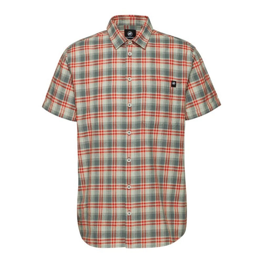 Mammut Mens Trovat Short-Sleeved Shirt / Silver Sage